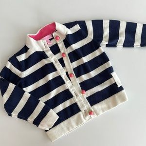 Lilly Pulitzer Striped Bobble Button Cardigan